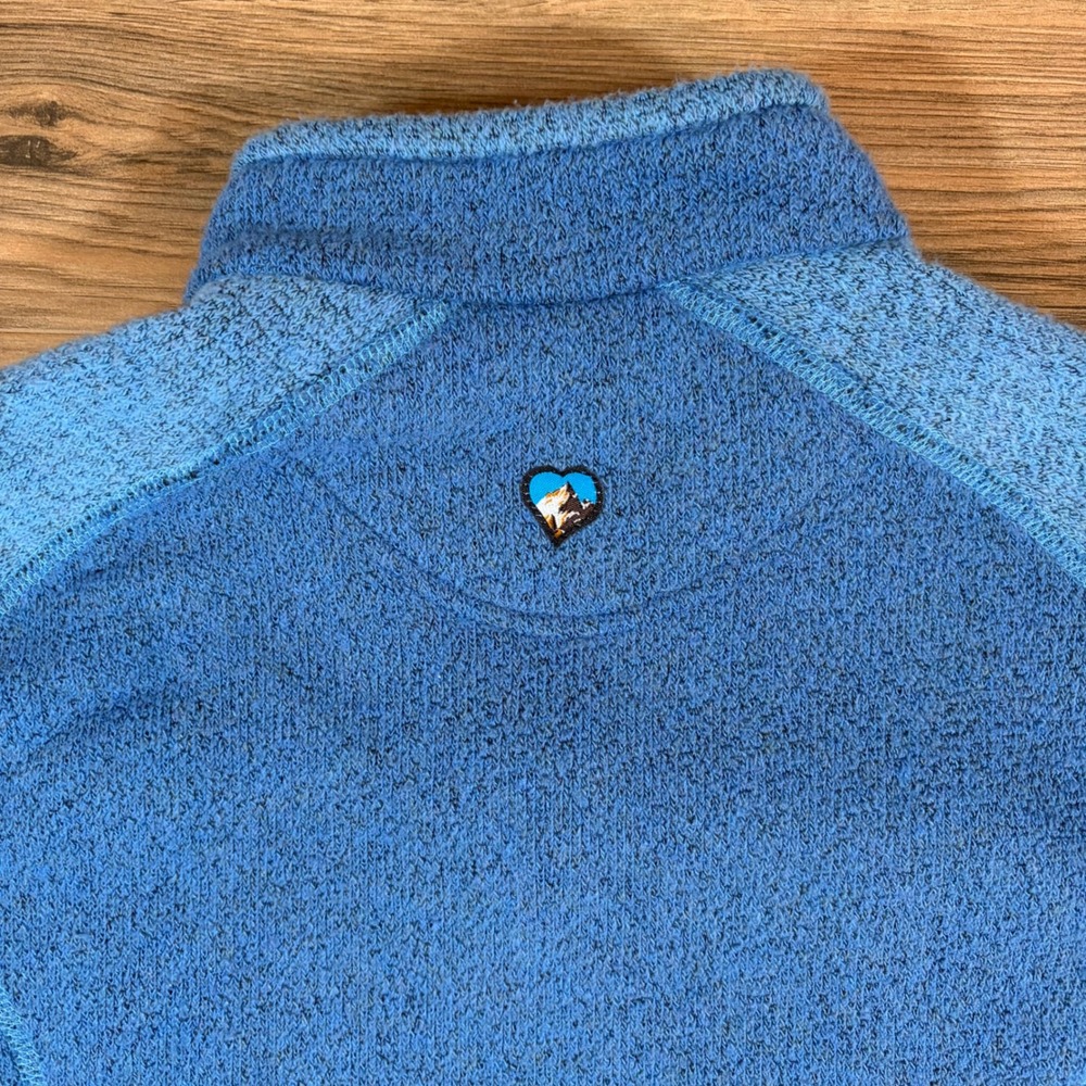 Kuhl Alfpaca Fleece Jacket Womens Medium Blue Full Zip Outdoor Midlayer Coat - Picture 12 of 14
